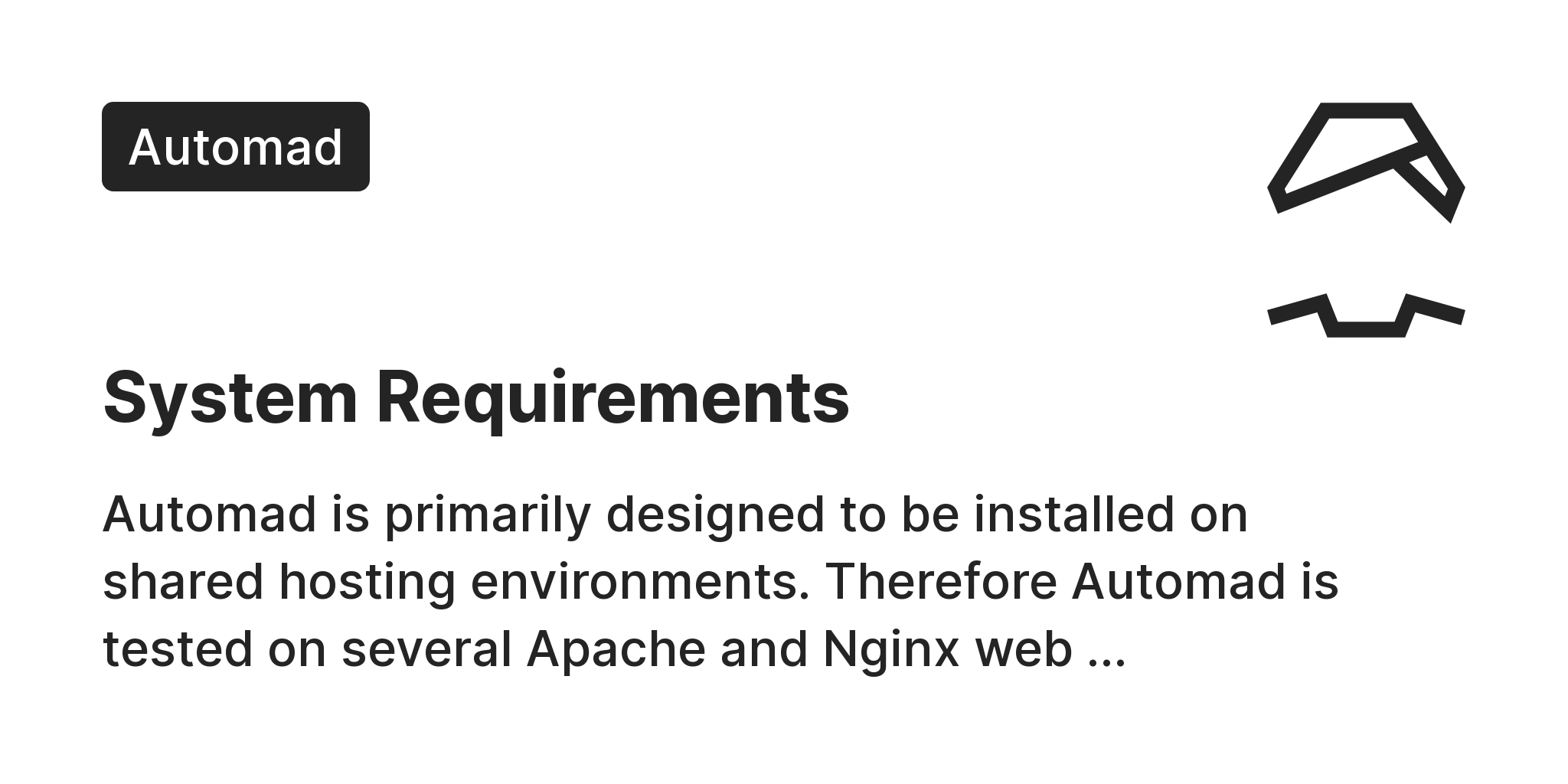 automad-system-requirements