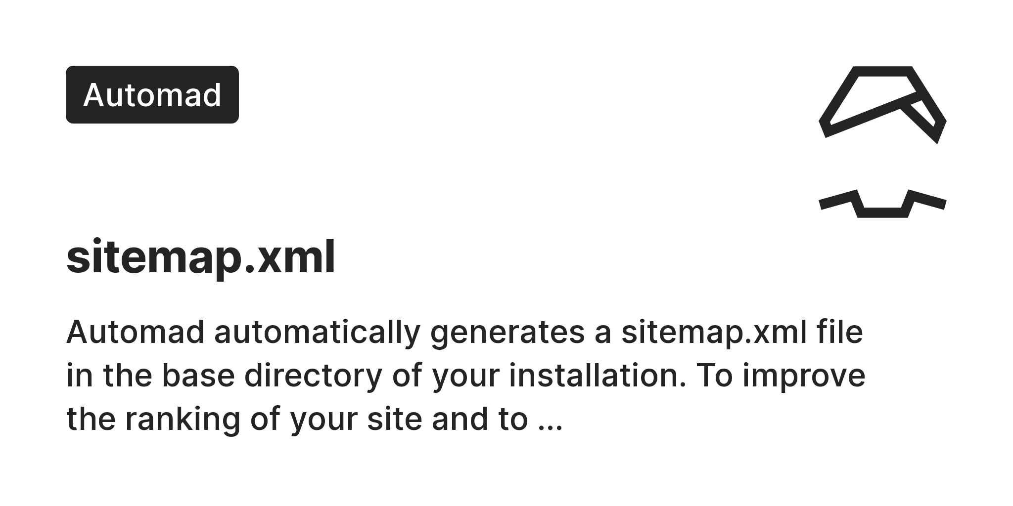 Automad Sitemap xml